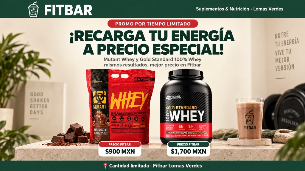 Promoción del mes en Fitbar